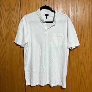 Good Man Brand men's M White Polo Tee